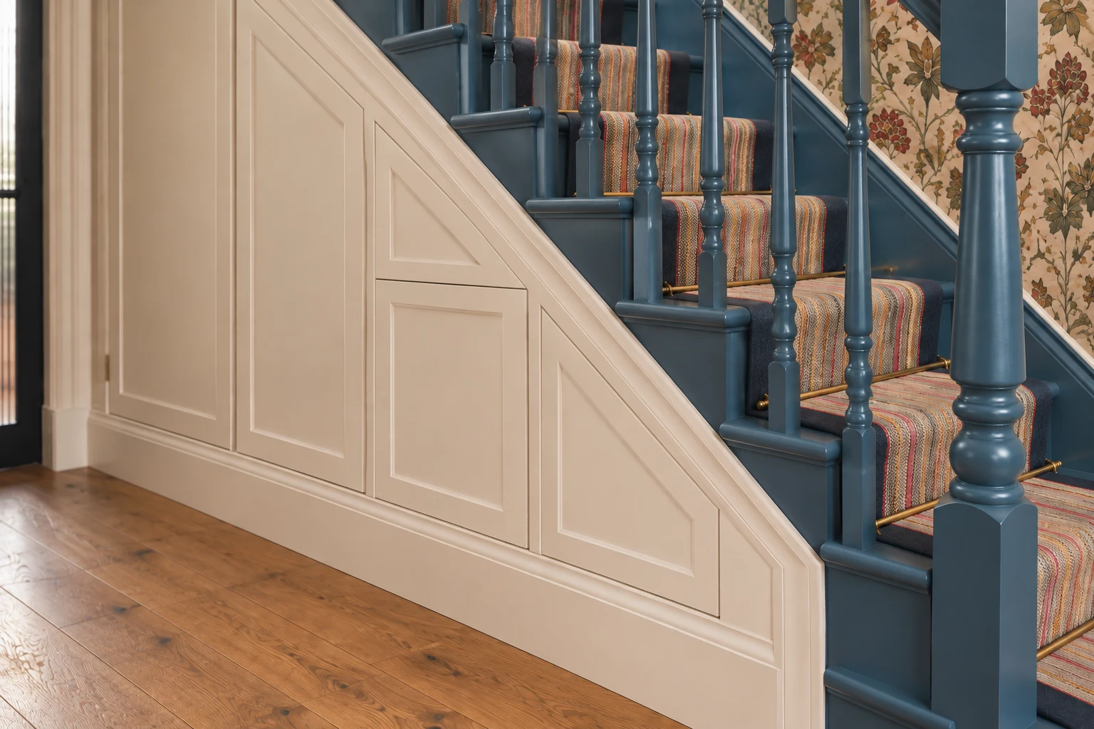 Family residence in Epsom Downs: A closer view of the understairs cabinet.