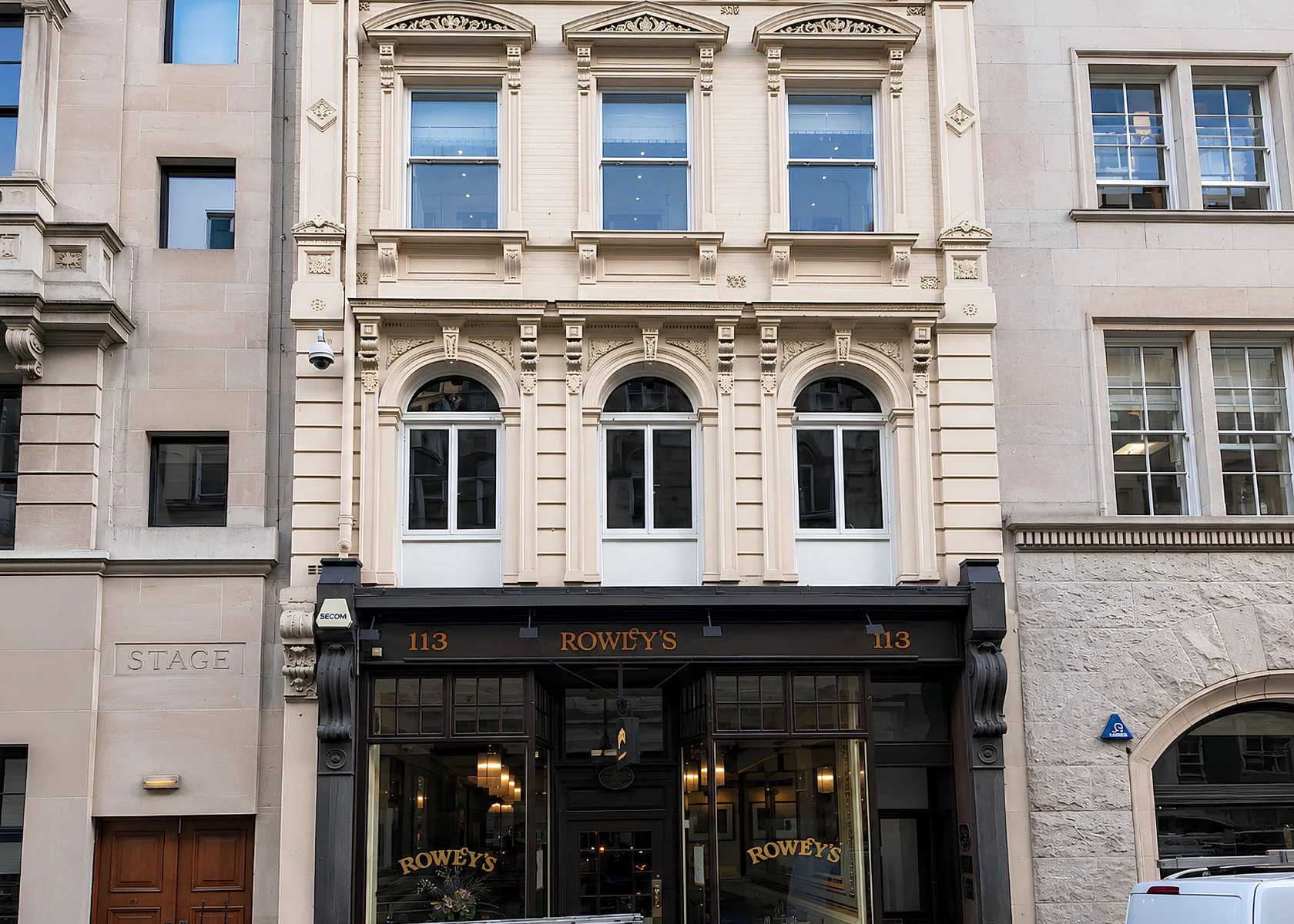 Rowley’s: The restaurant’s street frontage.